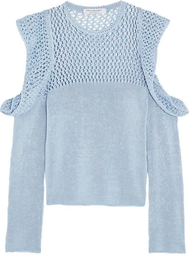 Philosophy di Lorenzo Serafini - cutout open knit sweater
