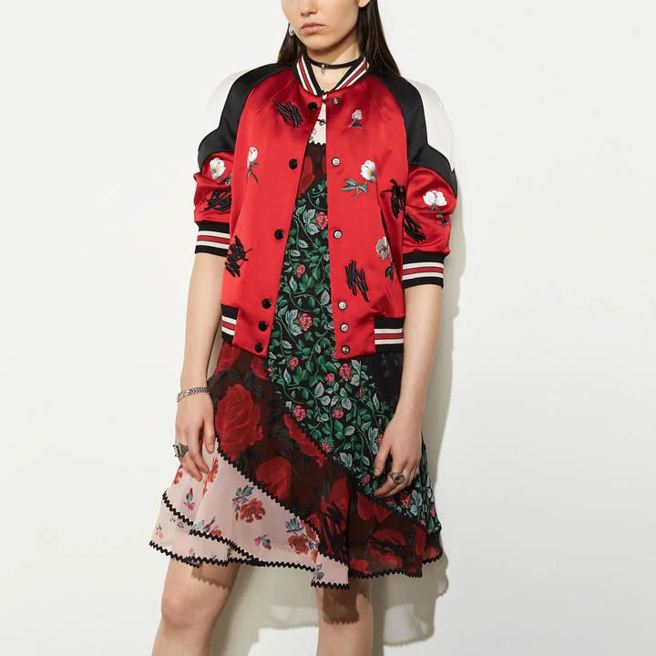 Coach Shrunken Varsity Jacket