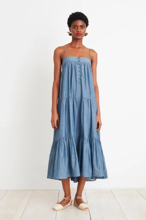 Apiece Apart - Tangiers spaghetti dress via DNAMAG