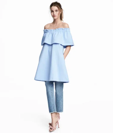 H&M Off-the-Shoulder Dress under $30 