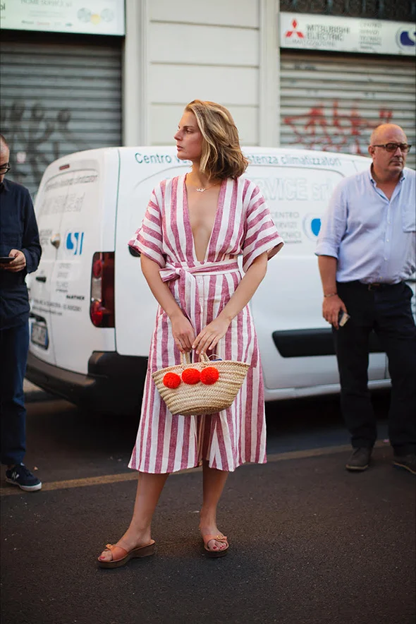 OOTD: Claire Beermann at Milan Men's SS18