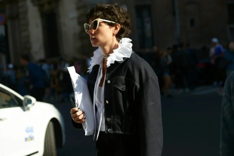 Street-style happened at MFW SS18 