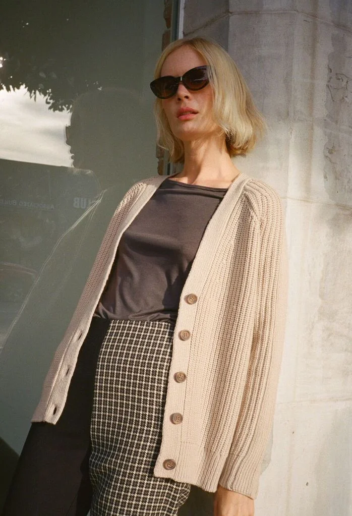 Fall's cozy cardi ... via DNAMAG