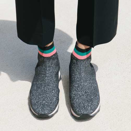 What We Want: Cozy Knit Sneakers 