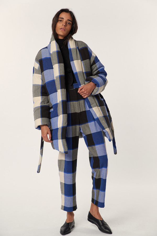 Mara HOffman 'willa check plaid' 