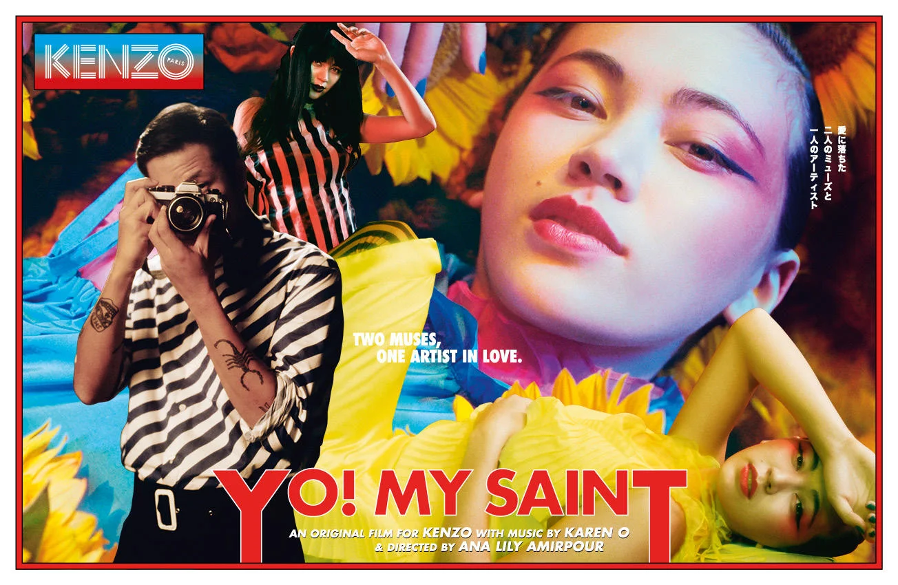 Watch Kenzo's ss18 short film "YO! MY SAINT" sung and produced by Karen O feat. Kiko Mizuhara // DNAMAG