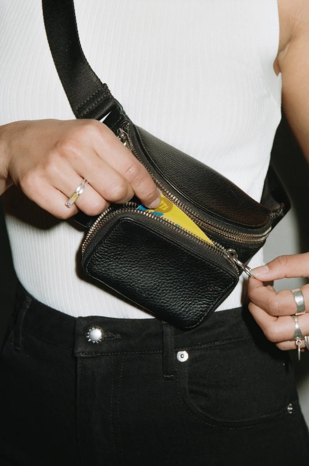 Online exclusive: Black Bum Bag by KARA