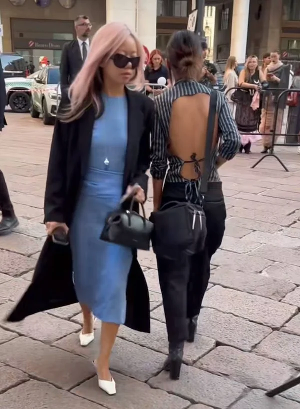 Milan fashion week street style