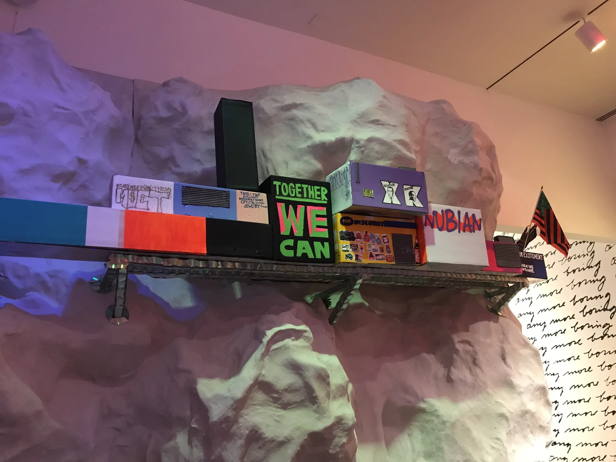Lauren Halsey at the MOCA