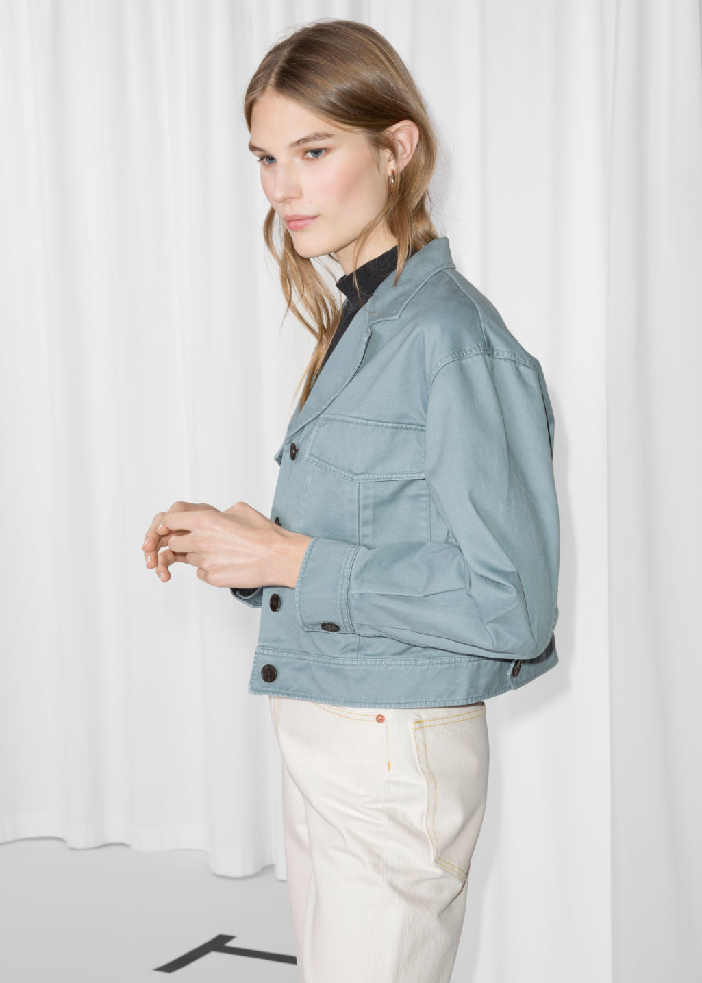 Cropped Utilitarian Jacket by & Other Stories $115