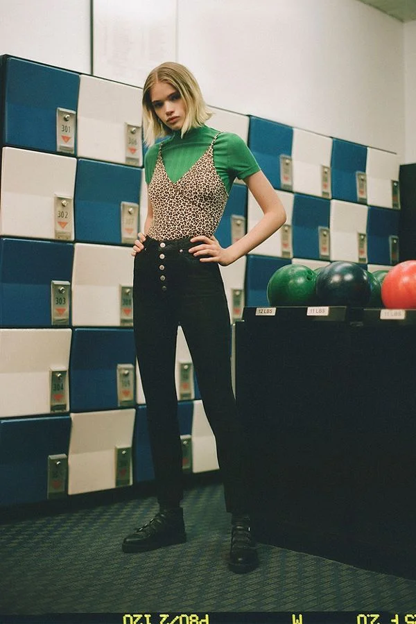 Heidi Animal Print Tank Top by Urban Outfitters