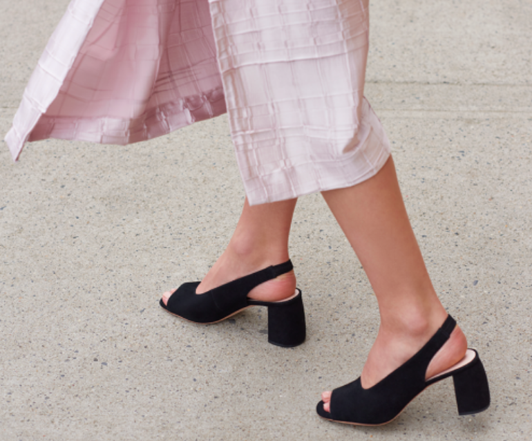 Run, Don't Walk in Slingbacks