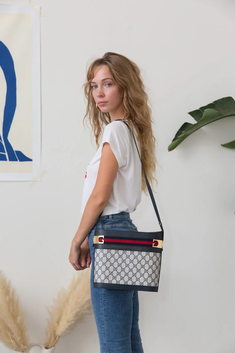 Vintage Gucci Logo Bag by Shop Girl $495