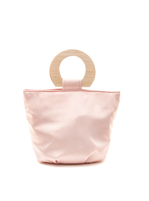 Sophie Monet pink amour bucket bag 