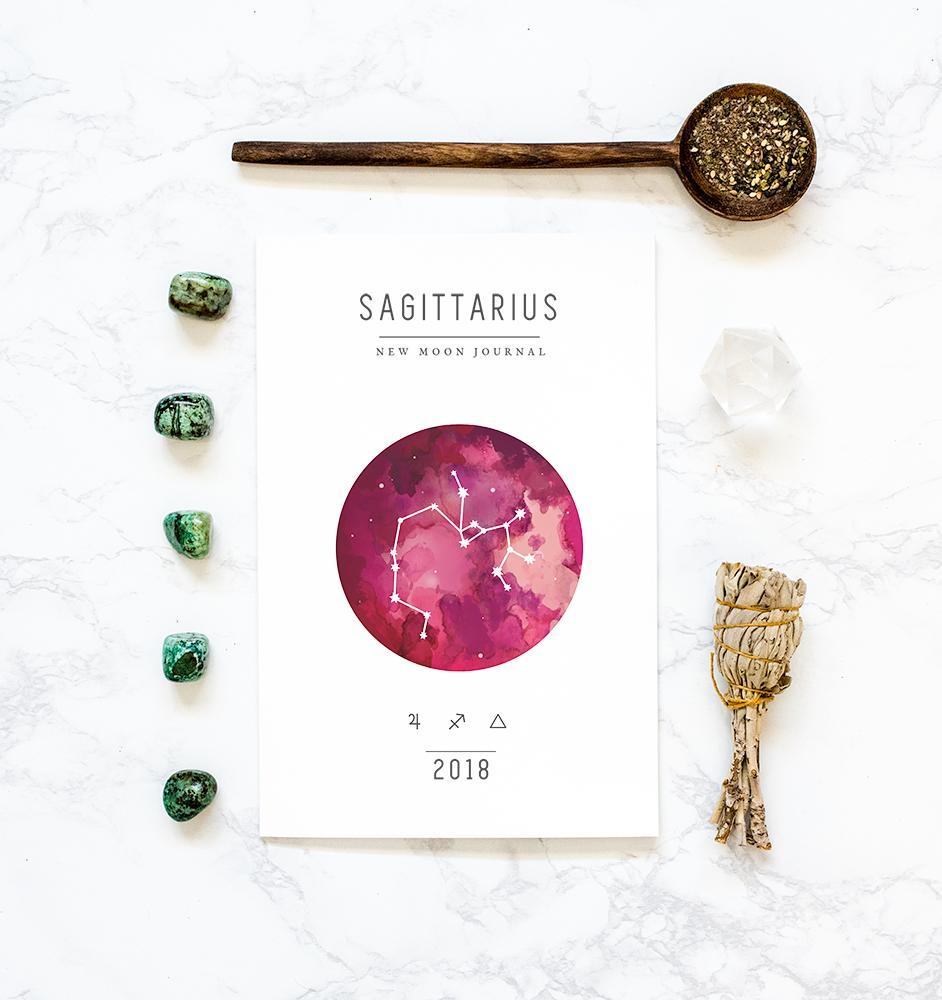 Sagittarius New Moon Workbook by Moonbox 