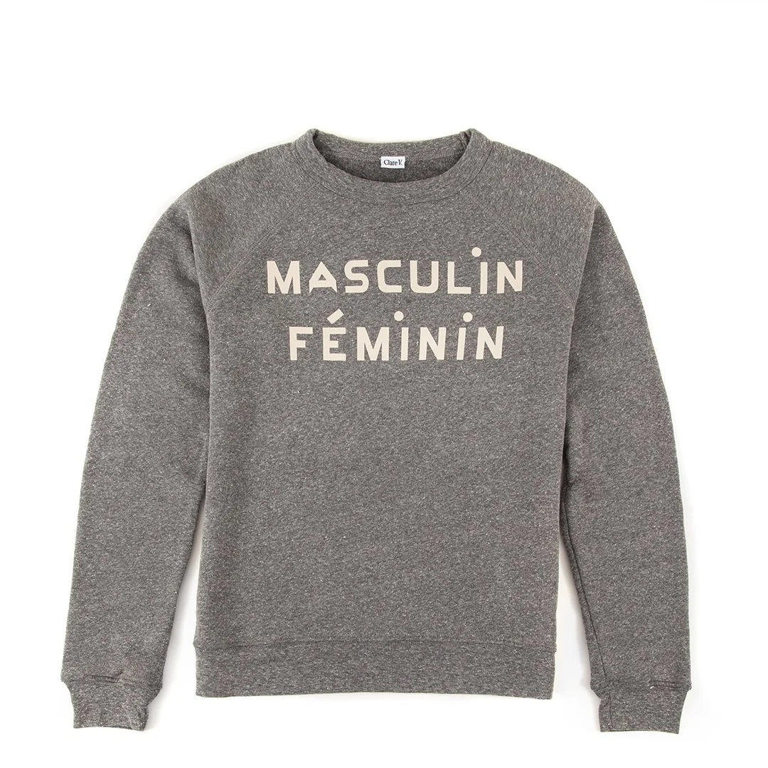 Clare V Masculin Feminin sweatshirt