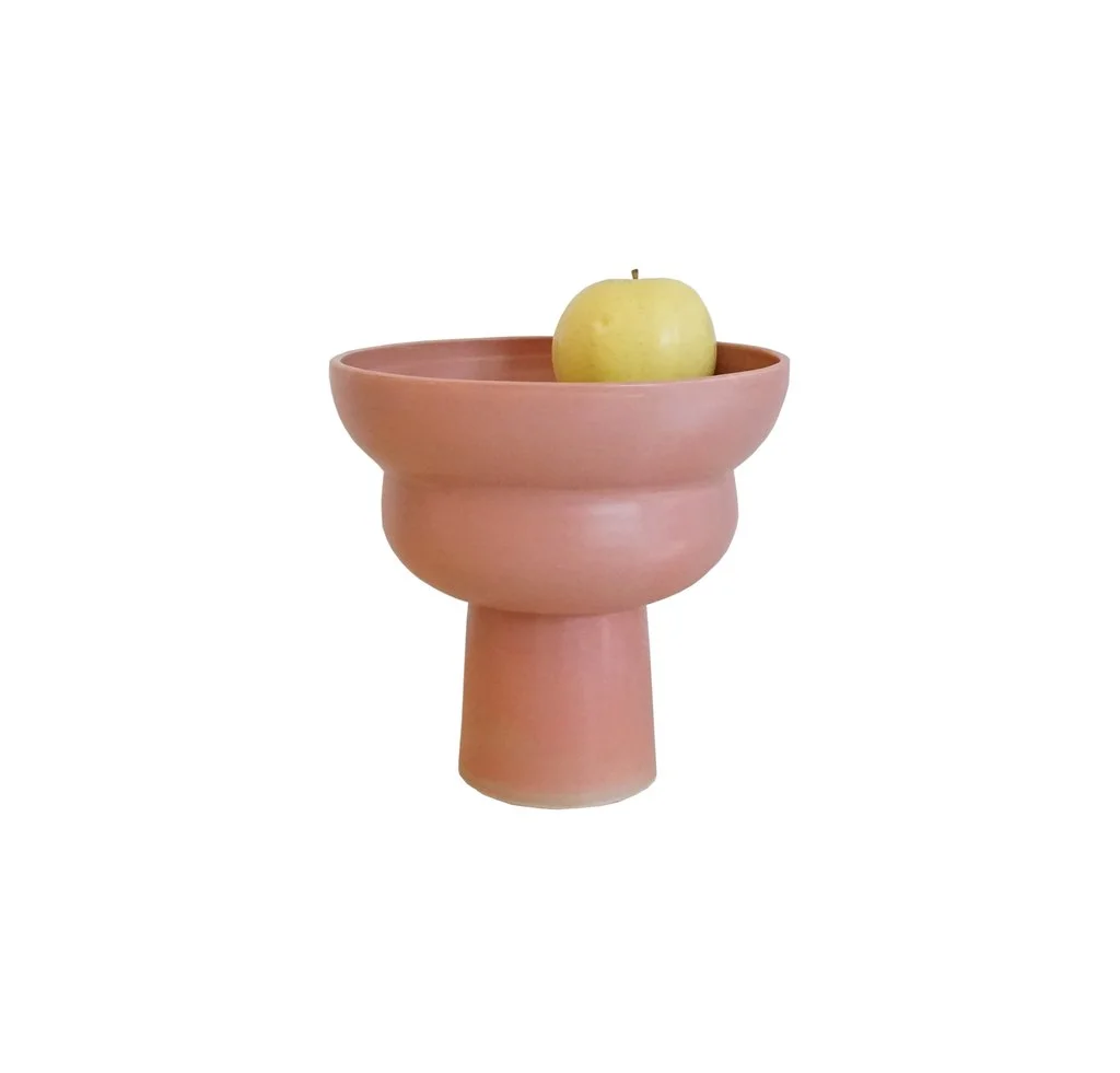 Pink Puff Pedestal Bowl via Yowie 