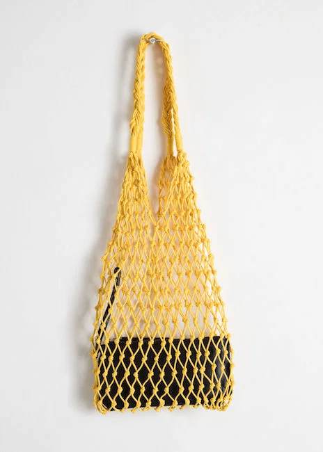 Woven net bag by & Other Stories