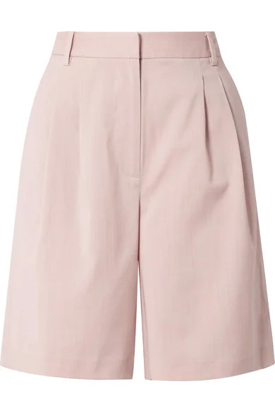 on sale: Tibi Wool Blend Shorts
