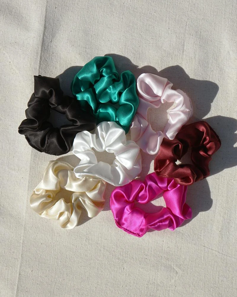 Silk Satin Scrunchies by Cloud Hunter 