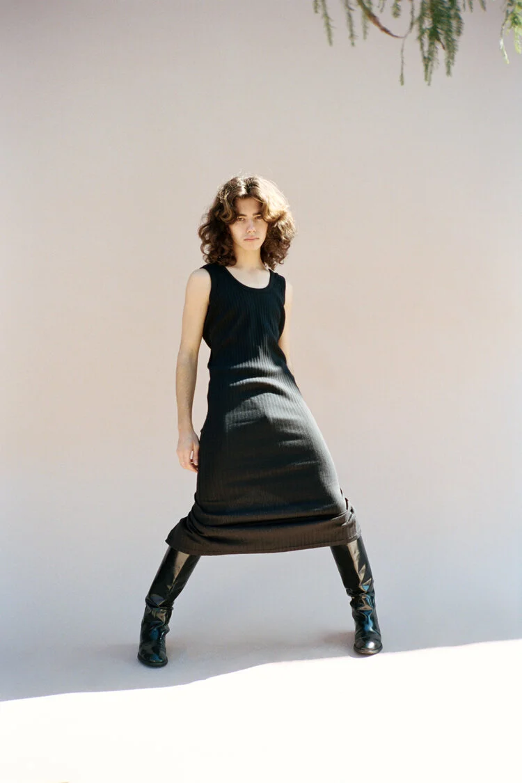 The Break vintage ribbed dress