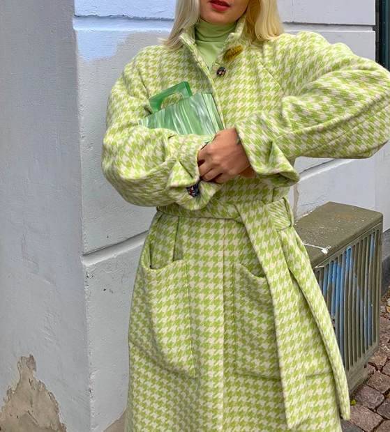 A Lime Wintercoat 