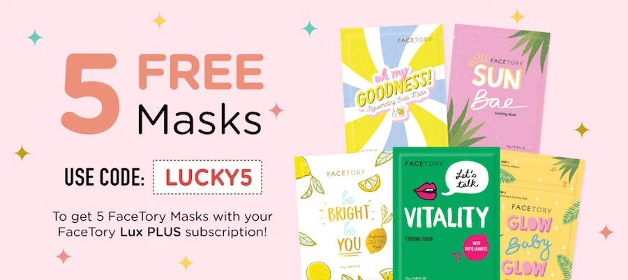 Korean sheet masks by Facetory