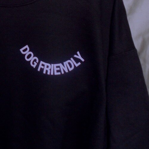 Dog Friendly sweatshirt by @dnamag.co