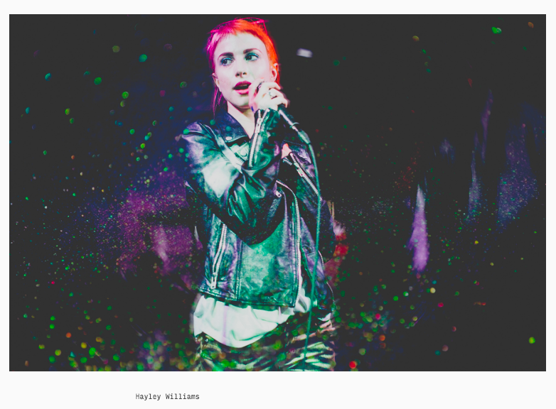 Hayley Williams photo by Lexie Alley