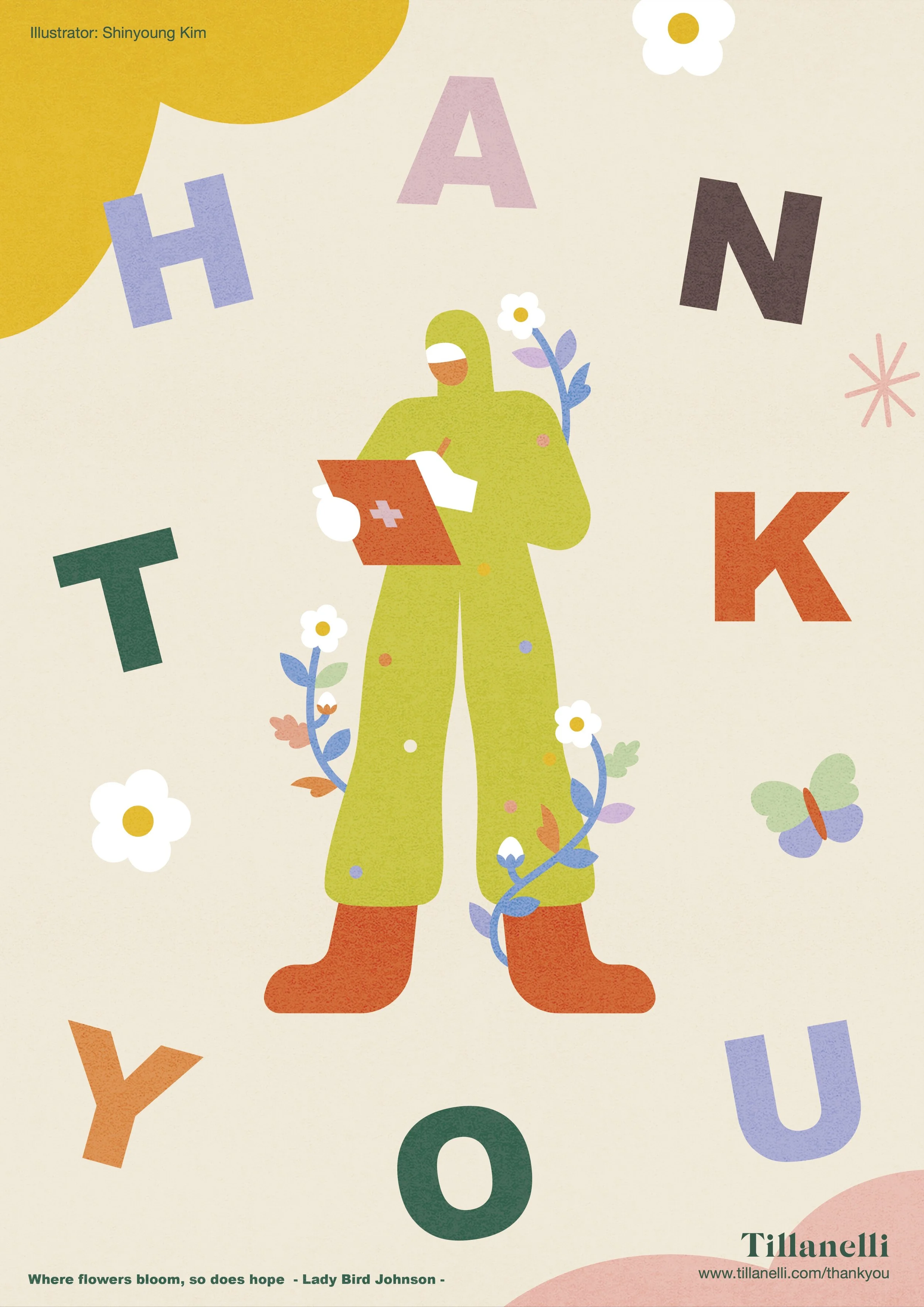 Thank You to essential workers  by Shinyoung Kim