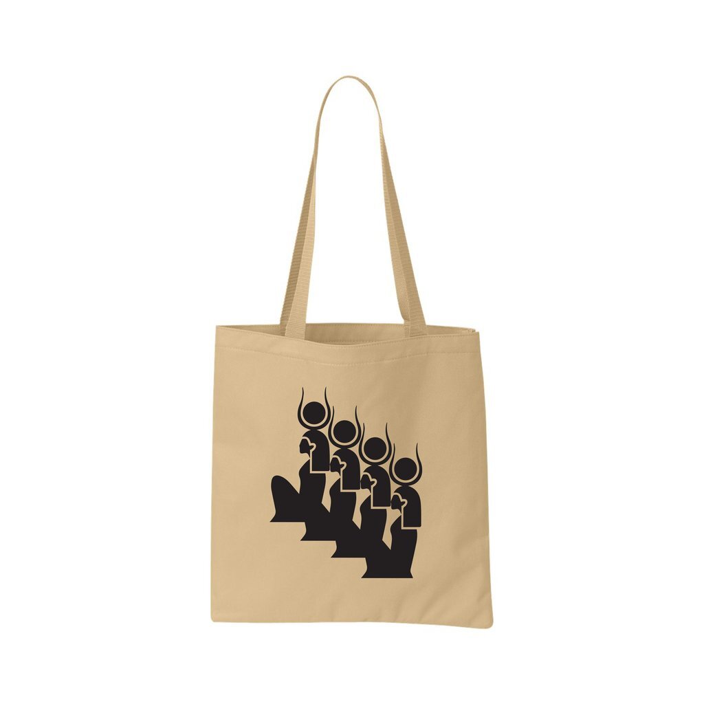 House of Aama goddess tote in tan