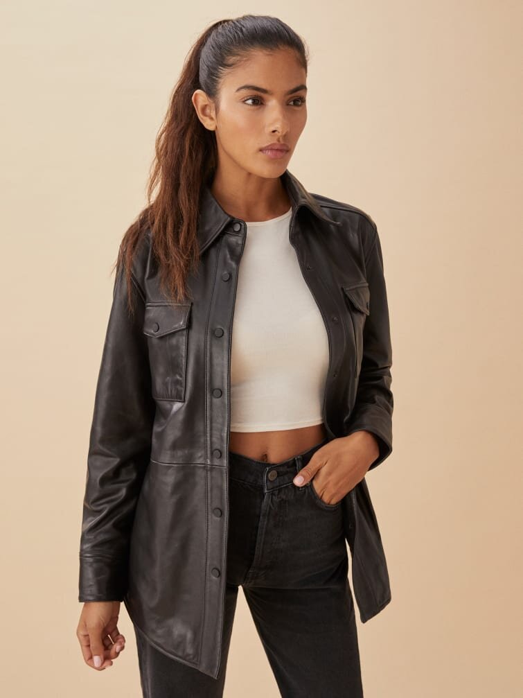Reformation - Veda Leather Jacket