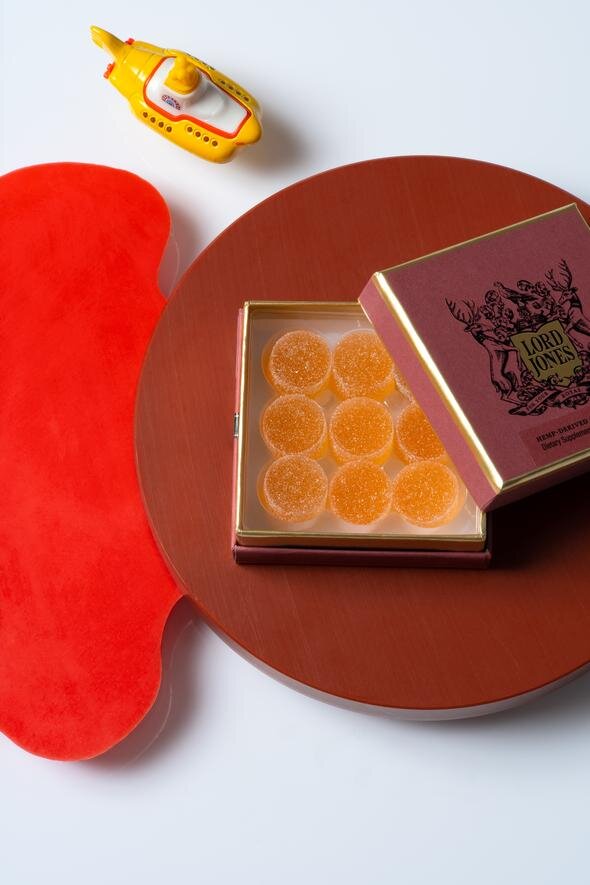 Lord Jones grapefruit cbd gumdrops available at Pon the Online Store
