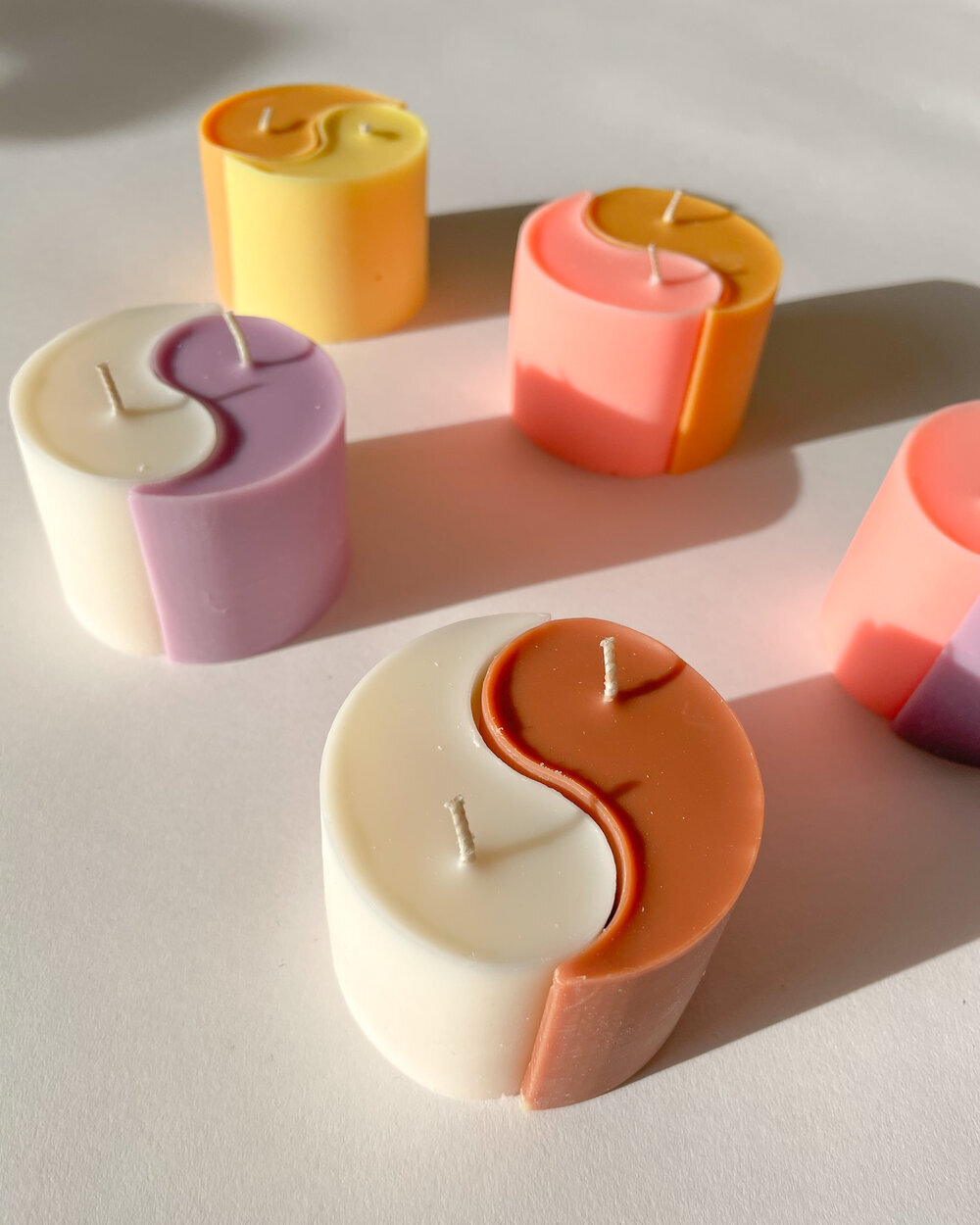 Yin Yang candles by For Love Club