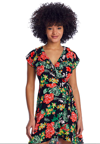 Pour Moi heatwave barbados wrap cover dress