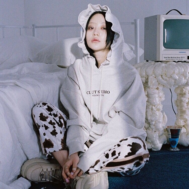 A Hoodie With Ruffles 