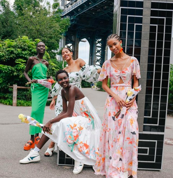 photo: @cfda of Tanya Taylor SS22