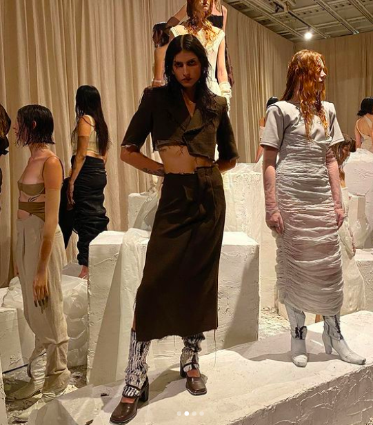 photo: @oneaclare at Elena Velez SS22