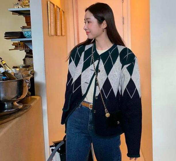 Happiness Is An Argyle Cardigan 