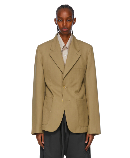 Lemaire - Beige Polyester Blazer