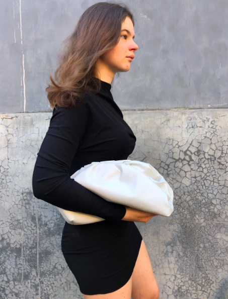 Etsy - White Oversized Cloud Clutch