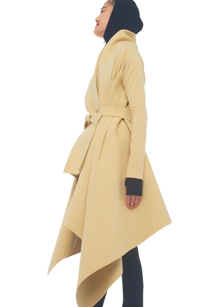 Norma Kamali - Uneven Blanket Coat