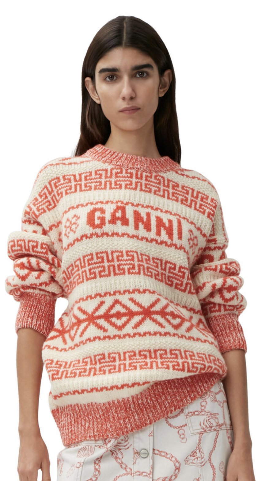Ganni - wool pullover sweater