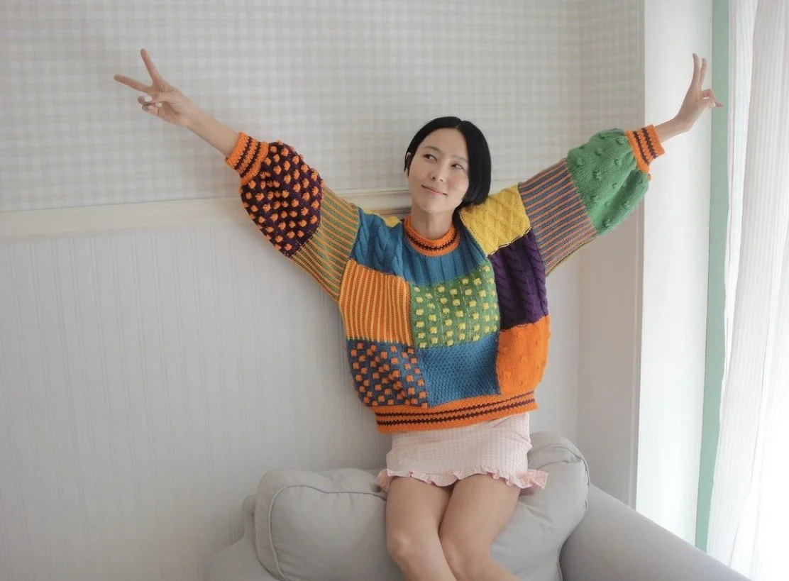 Season of Colorful Knitwear