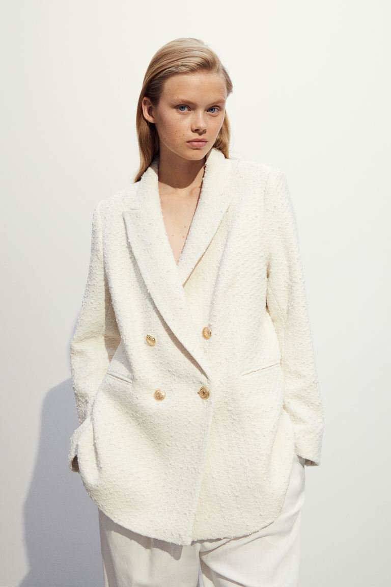 H&M textured weave jacket