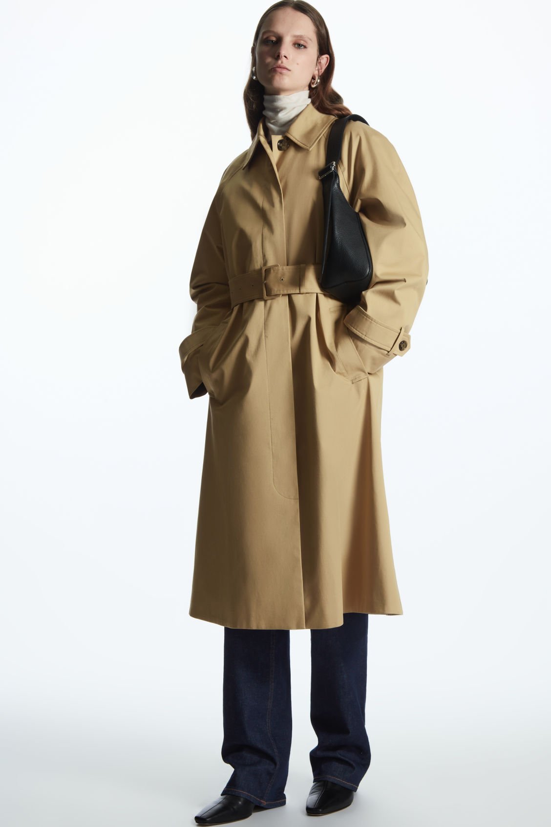 Cos twill trench coat