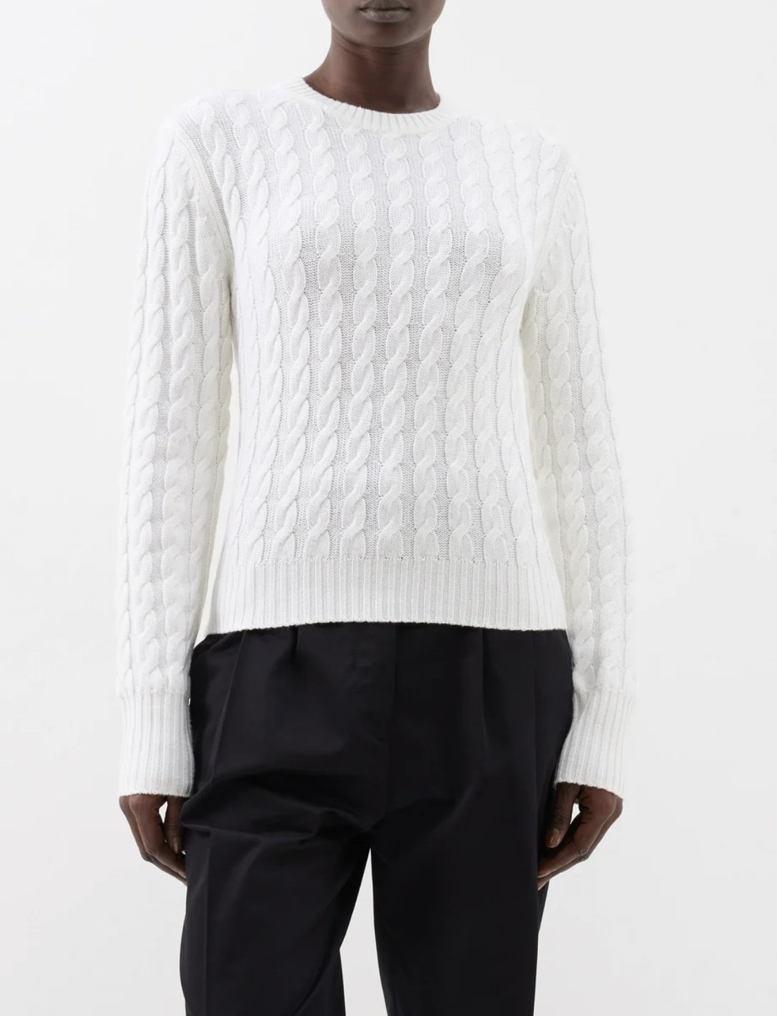 Toteme cable knit sweater