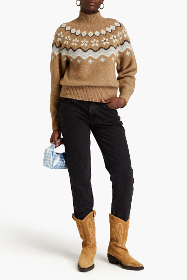 Sandro Fair Isle Sweater 