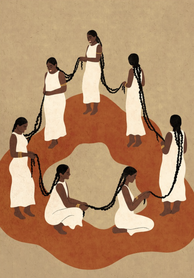 Circle of Braids by Lemon Fee 