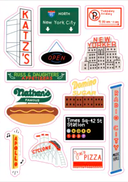 I Love New York City Sticker Book by Laura Supnik